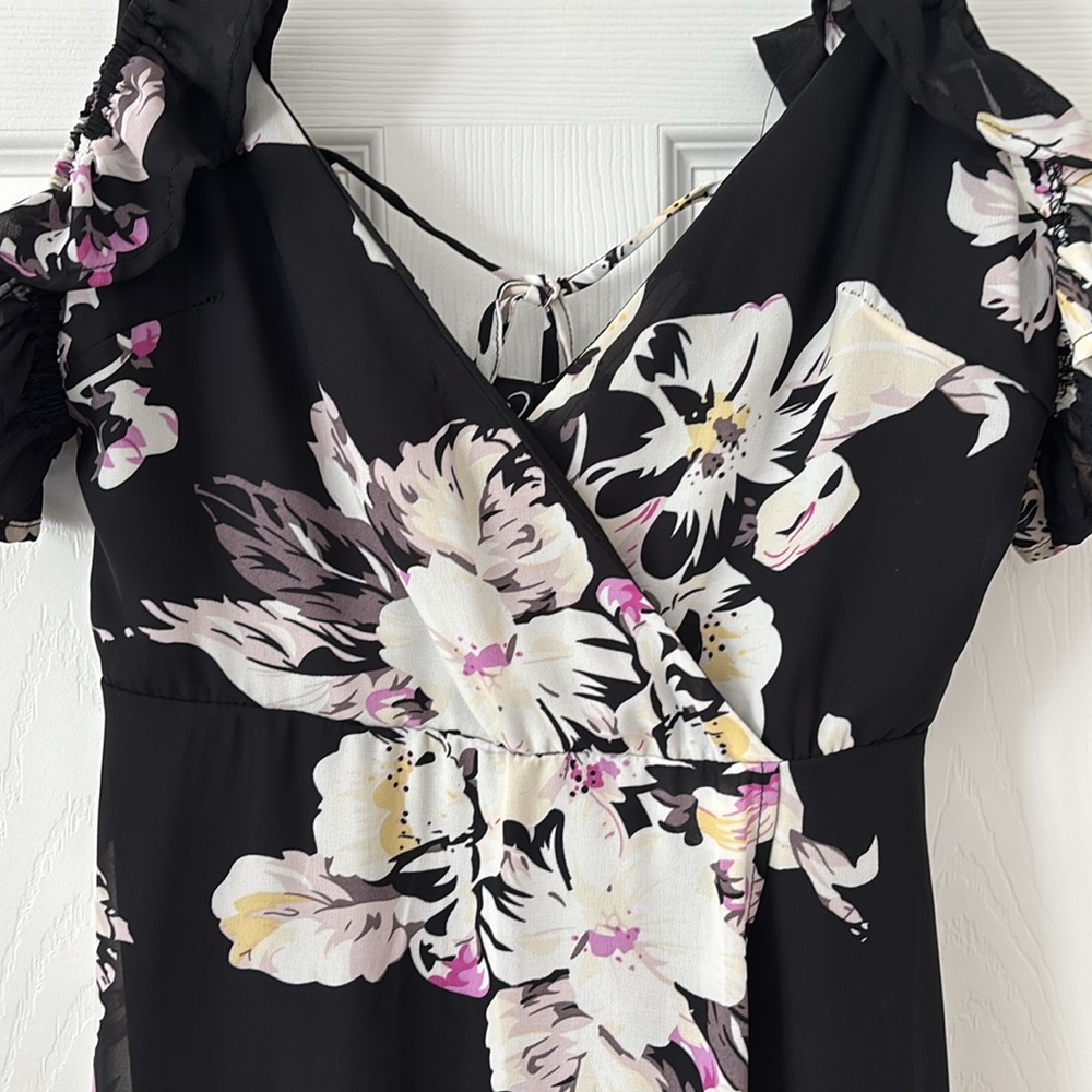 Windsor Off The Shoulder Floral Summer Dress - Small - Picture 3 of 5